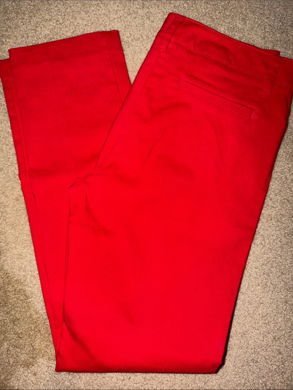 Rachel Zoe Straight-Leg Red Trousers size 8. Like new.